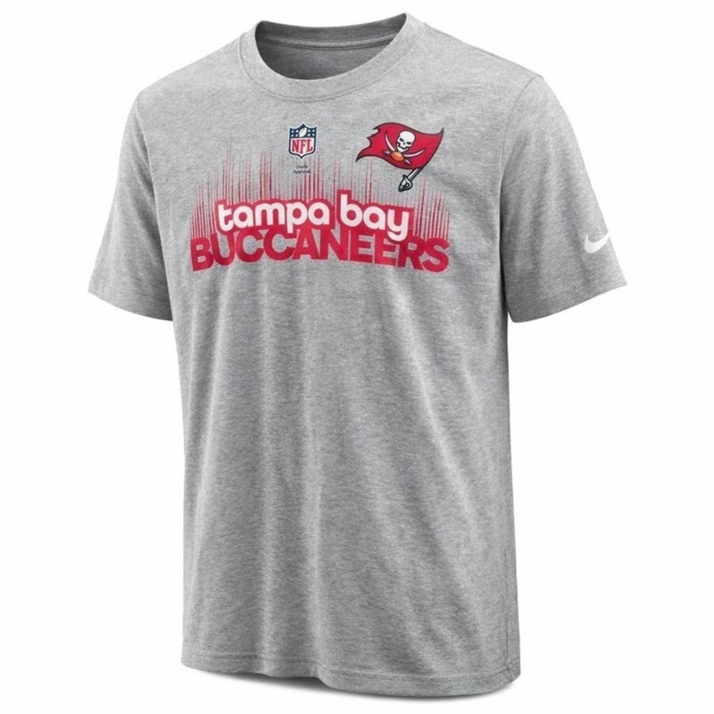 Nike‎ Tampa Bay Buccaneers NFL Football Game T Shirt Mens Gray Size M NWT